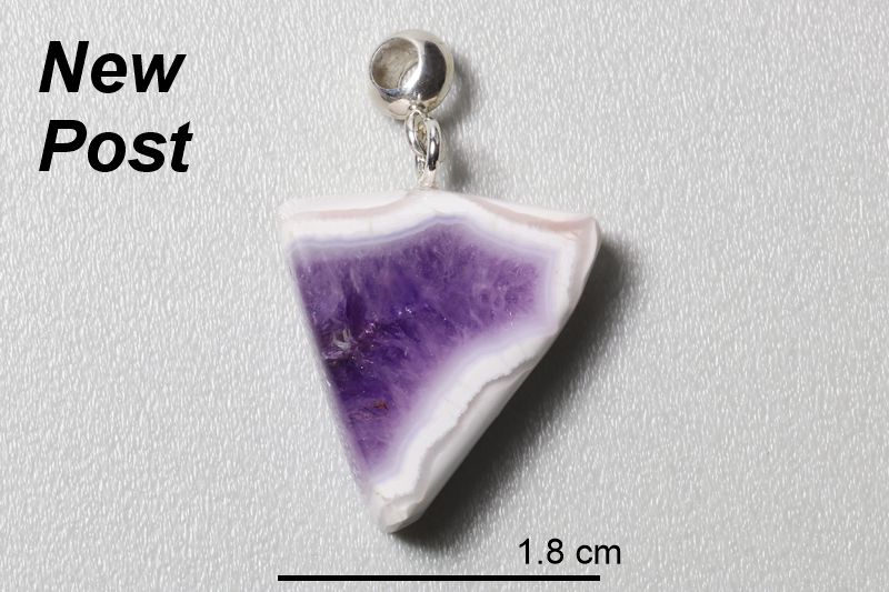 Amethyst (NS)/ss Pendants